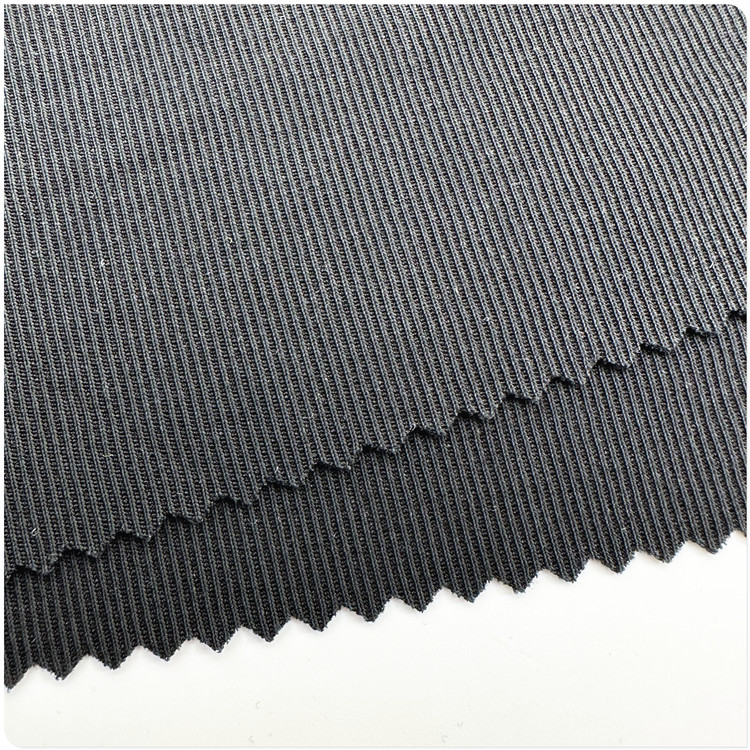 240G莫代尔仿铜氨砂洗罗纹布 1*1细针螺纹针织布运动T恤背心面料