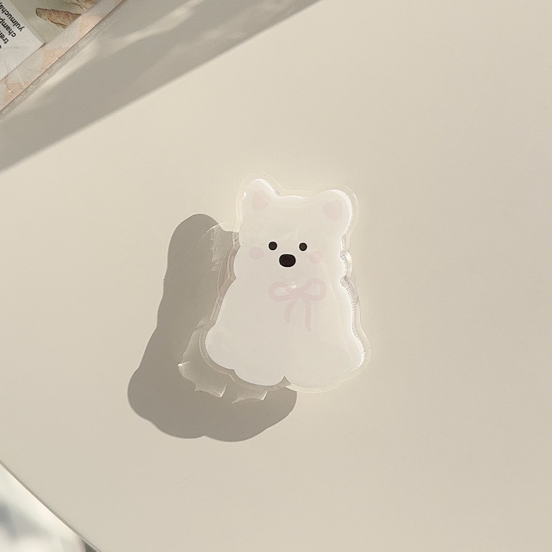 韓系ins犬熊スタンドアニメ伸縮折り畳みかわいい動物はリンゴ華為怠け者スタンドを適用する