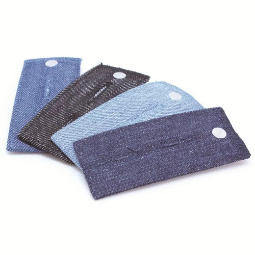 Denim waist-expanding belt with waist accessories, adjustable denim button for stretch pants, maternity lengthening buckle—best-selling on Amazon.