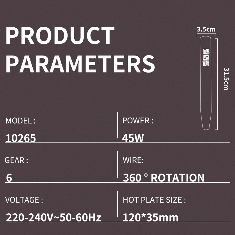 DSP/Dansong Clipper Straight Hair and Curling Hair Dual purpose Curling Stick Small Straight Plate Clip Pull Straight Plate Dormitory Mini Portable_voghion.com