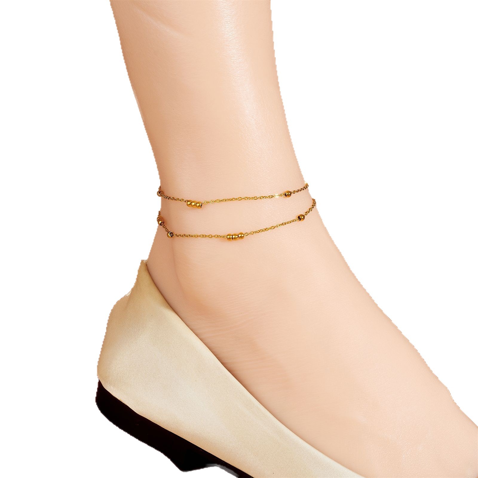 Nueva pulsera de acero de titanio transfronteriza moda universal transmisión en vivo caliente mujer delicada sensación de alta calidad joyería universal image 5