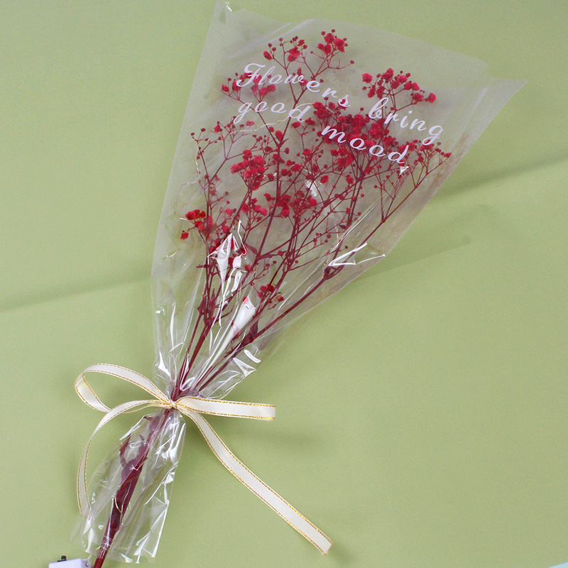 안개꽃-레드 45cm