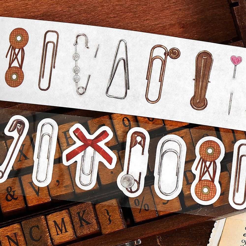 Infeel.Me y cinta troquelada de papel serie de archivo de memoria material de todo fósforo retro cinta de collage de cuentas manuales