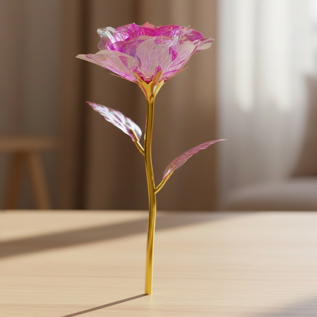 Jiao Yan flores eternas flores bonos de oro simulación del día de la madre creativo regalos del día de San Valentín regalos al por mayor transfronterizos