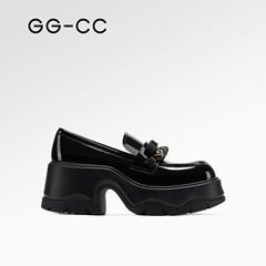 【林允同款】GGCC洛克复兴2025年秋季新款复古厚底乐福鞋女小皮鞋