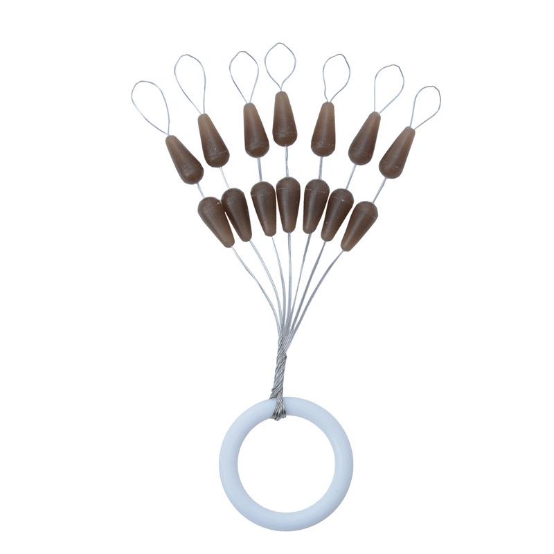 Silicone High-Transparency Ultra-Tight Space Beans, Olive-Shaped Cylindrical Bulk Space Beans, Small Fishing Gear Accessories