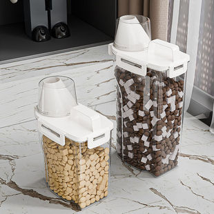 Cat Food Storage Bucket, Dog Food Bucket, Sealed Moisture-Proof Food Storage Bucket, Pet Food Snacks, Frozen Meat Jerky Storage Tank, Miscellaneous Grain Tank