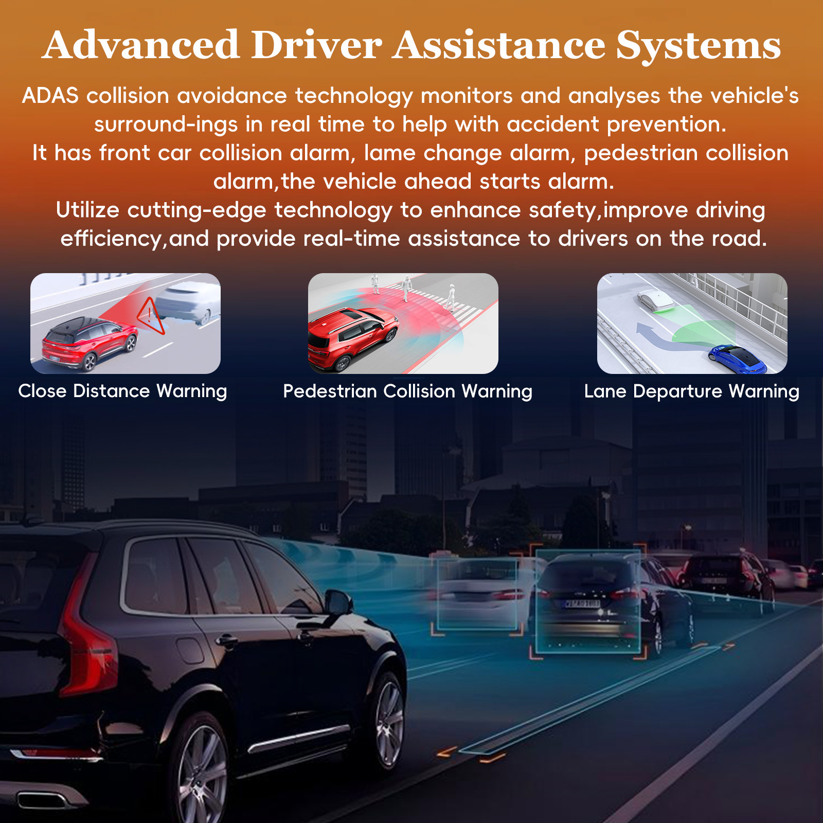 New Cross-Border 4K High-Definition Night Vision Dual-Lens Wifi Front and Rear Dual Recording 24-Hour Parking Monitoring Car Dashcam