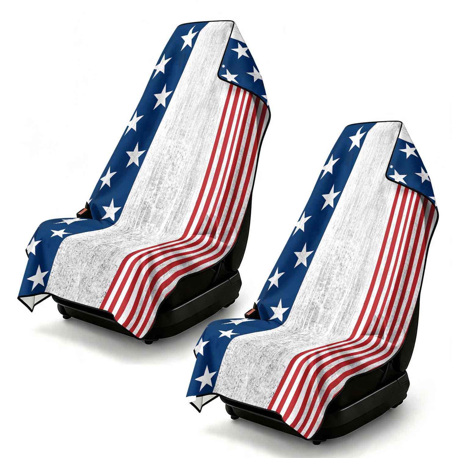 2-piece dual-use car seat cover, ultra-fine fiber, can be used as a beach towel, printed car protective seat cover 13