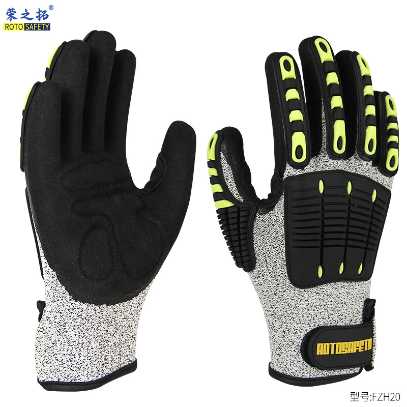 Guantes mecánicos anticolisión cortados FZH20