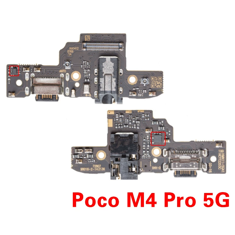 Подходящий для Xiaomi POCO F1 F3 F3 F2 M3 Pro Tail Pink X2 X3 X4 USB зарядный интерфейс