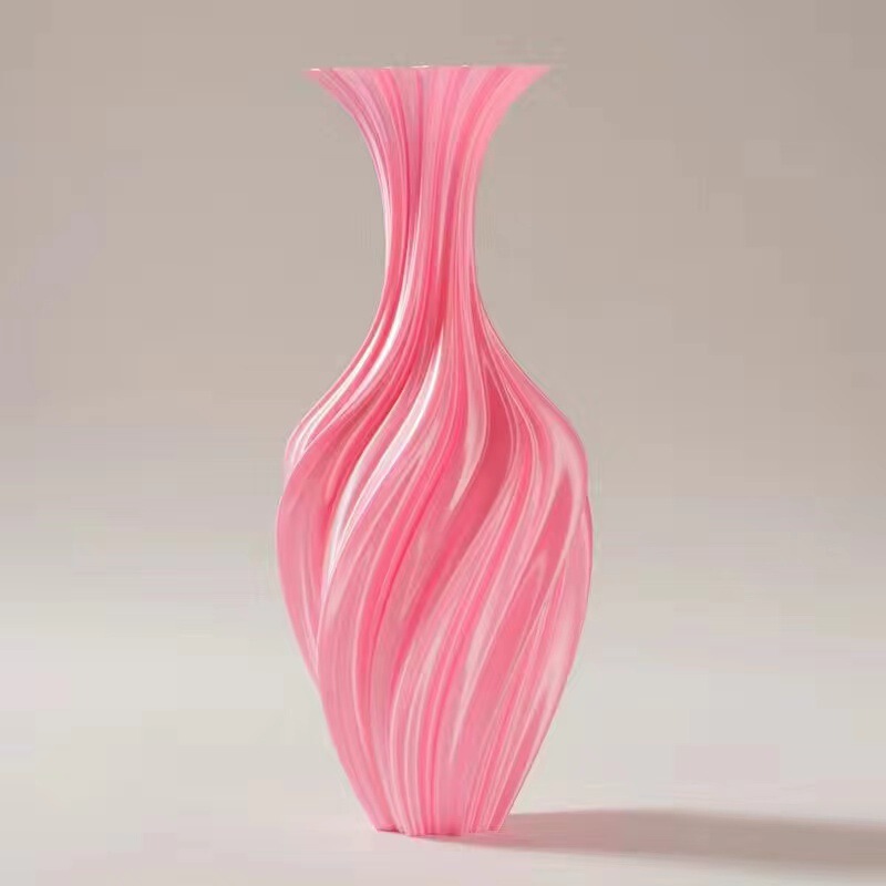 3D打印花瓶新款艺术花瓶扭曲复古摆件北欧简约ins风3D打印轻奢风|undefined