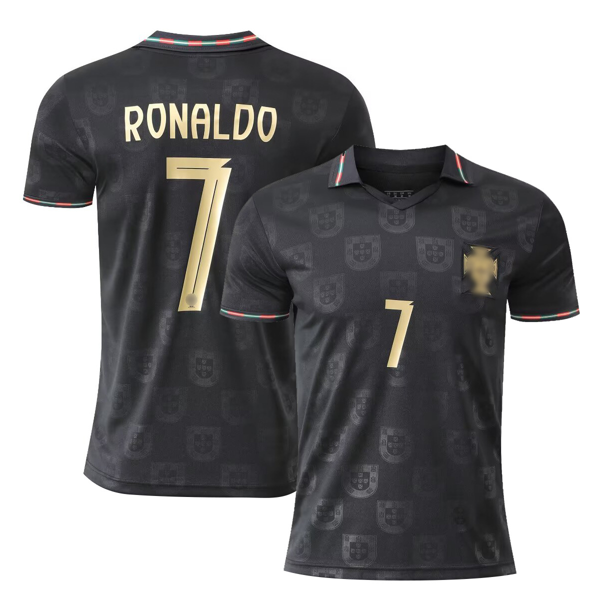 2026 Portugal Camiseta en casa y fuera Camiseta de fútbol infantil No. 7 Ronaldo 8B tarifa infantil adulto transfronterizo