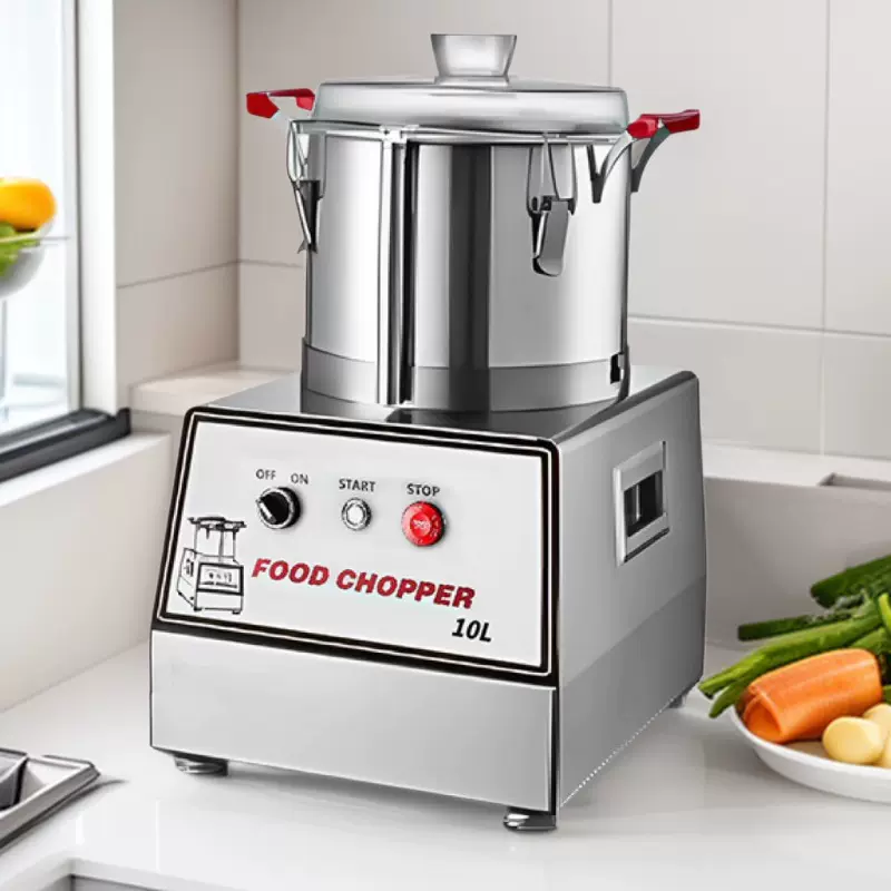 商用蔬果鲜肉碎菜机多功能厨房设备10L葱姜蒜辣椒蔬菜切碎机