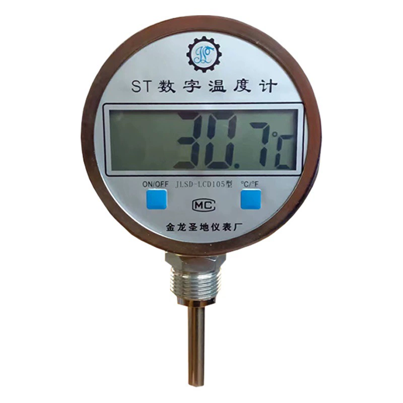 Цифровой биметаллический термометр промышленный, из нержавеющей стали, с водонепроницаемым цифровым датчиком, высокоточный, термостойкий