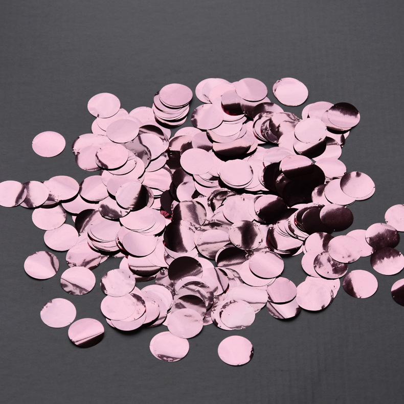 跨境热卖生日PARTY用品 推推乐填充物 气球填充料 PET镀铝膜圆2cm