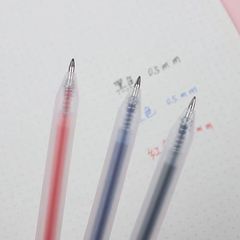 Gel pen students with 0.5mm press black refill pen office carbon pen stationery signature pen supplies wholesale