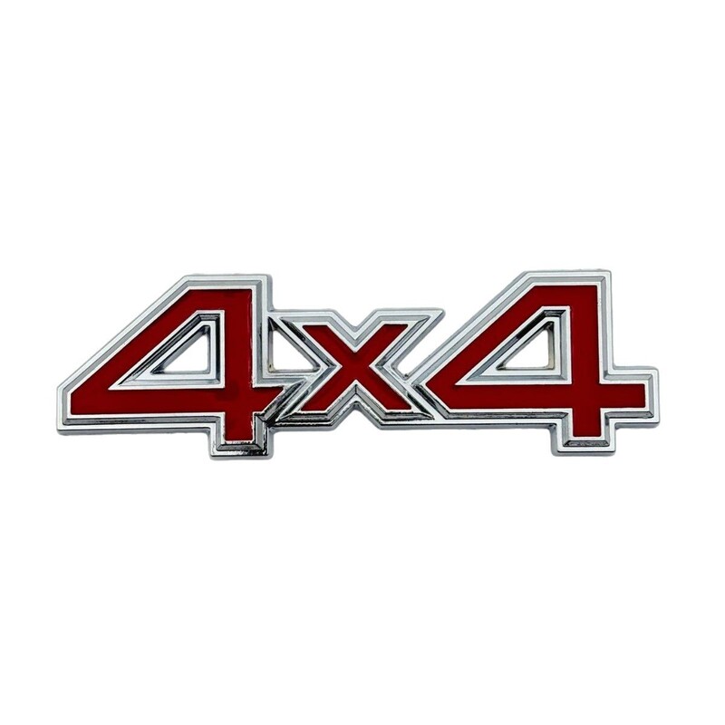 4X4 越野车四驱个性车标 汽车改装 金属车贴 适用于吉普标志|undefined