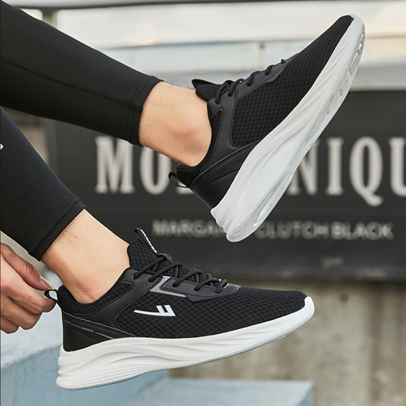 Zapatillas deportivas para mujer con diseño pull-back, novedad de verano 2025, zapatillas para correr ligeras, con amortiguación y suela blanda, calzado casual para parejas