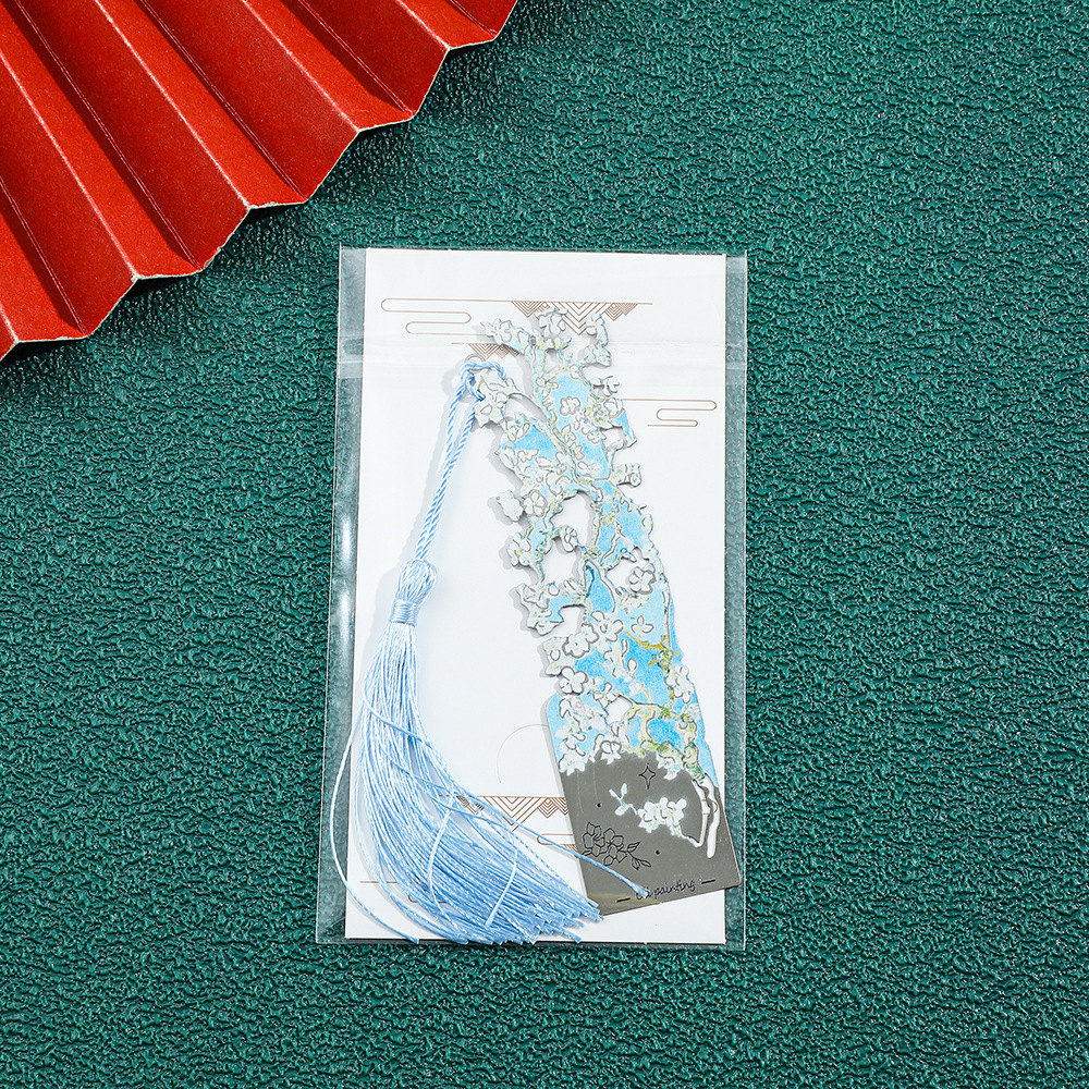 12g Weight Bookmark Stationery Type 1 Piece Quantity School, Graduation Occasion Metal Material Oil Painting Pattern Retro Style 1 Piece Oil Painting School Graduation Metal Retro Bookmark 2