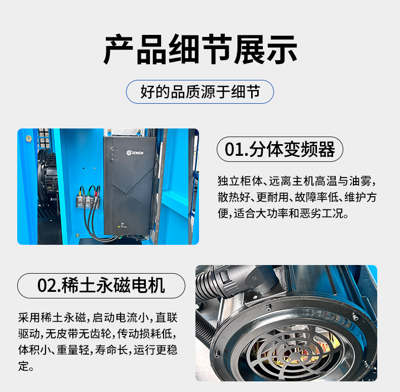 Juwang Energy-Saving Air Compressor, Bipolar Compression, Medium-High Pressure Large Air Compressor Equipment, Supplied by the Source Manufacturer