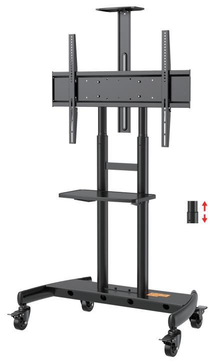 Soporte de TV para Minoristas, Soporte de TV Giratorio Telescópico, Soporte de TV de 14 a 120 Pulgadas, Todas las Categorías