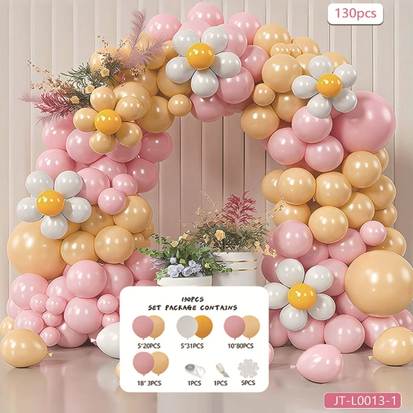 13-1 Balloon Chain Set + [Glue Dispensing and Ribbon]