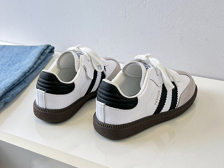 Herbst Neue Kinder Schuhe Mädchen Echtes Leder Dexun Kleine Weiße Jungen Leichte Rutschfeste Casual Forrest Gump_voghion.com
