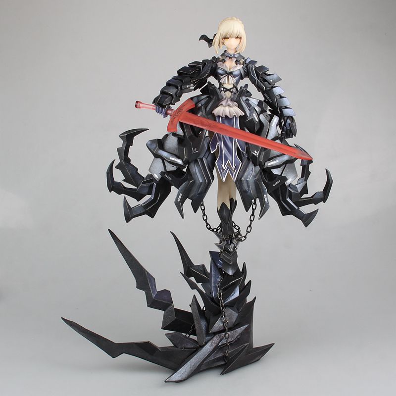 Fate FGO  一代 黑塞巴 Saber Huke 盒装手办 摆件 模型