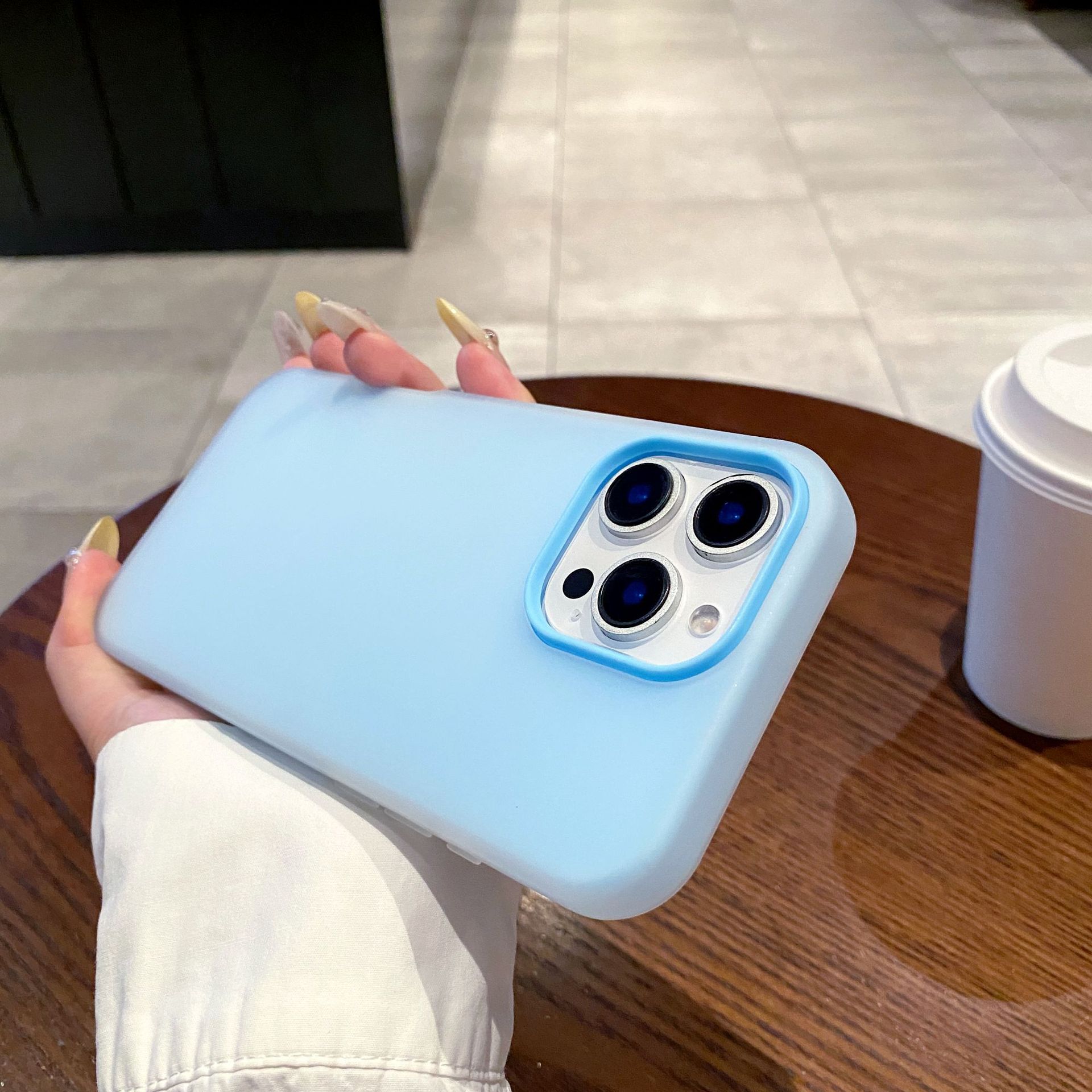 Verano color caramelo sensación de la piel dos en uno para iPhone16 Apple 15ProMax funda para teléfono móvil 14 pareja 13 nuevo