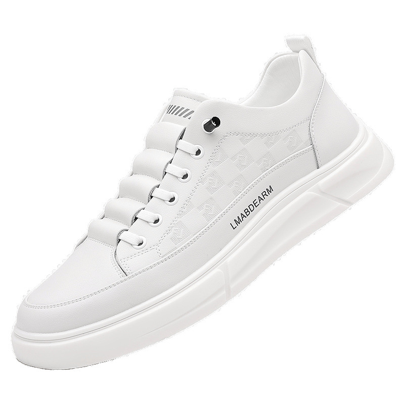 Zapatos blancos de verano para hombres zapatos de skate transpirables para hombres zapatos deportivos de moda zapatos casuales para hombres al por mayor