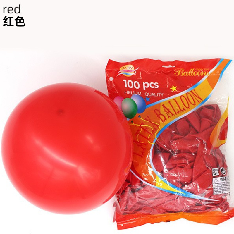 Decoración personalizada de globo mate grueso de 12 pulgadas decoración de fiesta de cumpleaños globo personalizado traje al por mayor globo transfronterizo