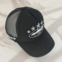 Corteiz CRTZ帽子时尚棒球帽 五星拼色网布夏季鸭舌帽 休闲百搭