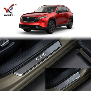 Suitable for 26 Models of Mazda Cx-5, Special Led Welcome Door Sill Strips with Lighted Pedals from the Original Manufacturer