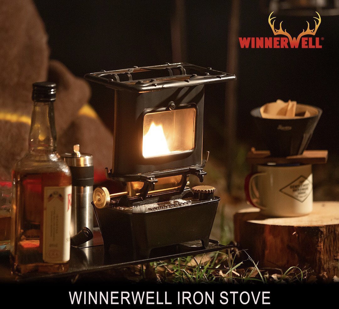 winnerwell复古灯油炉铸铁炉户外煎炉户外露营灯炉其他电泳风