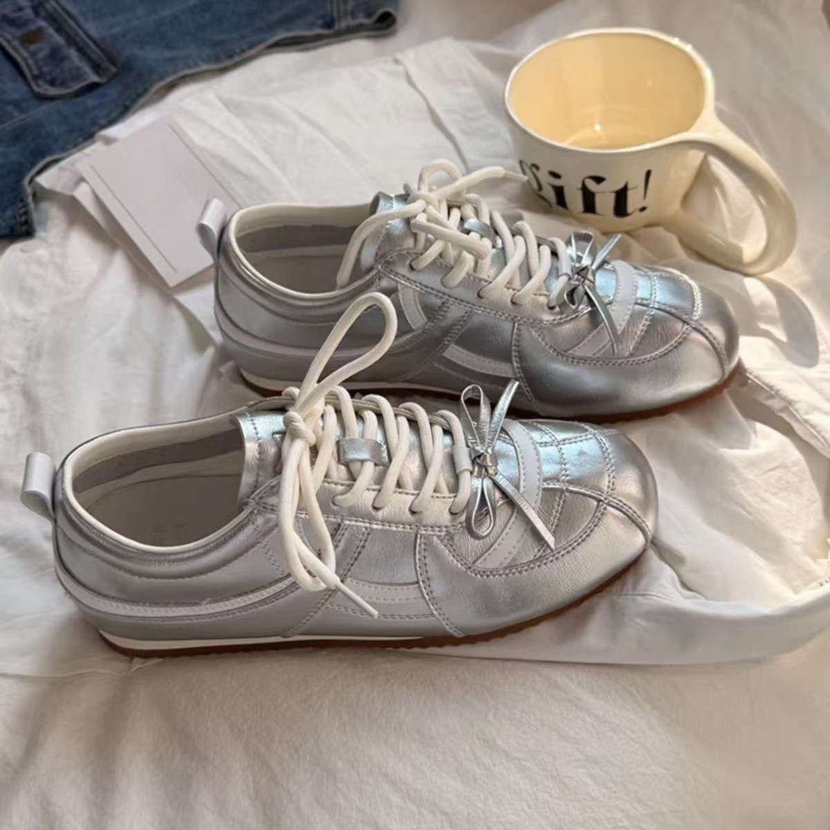 Silver leather M11