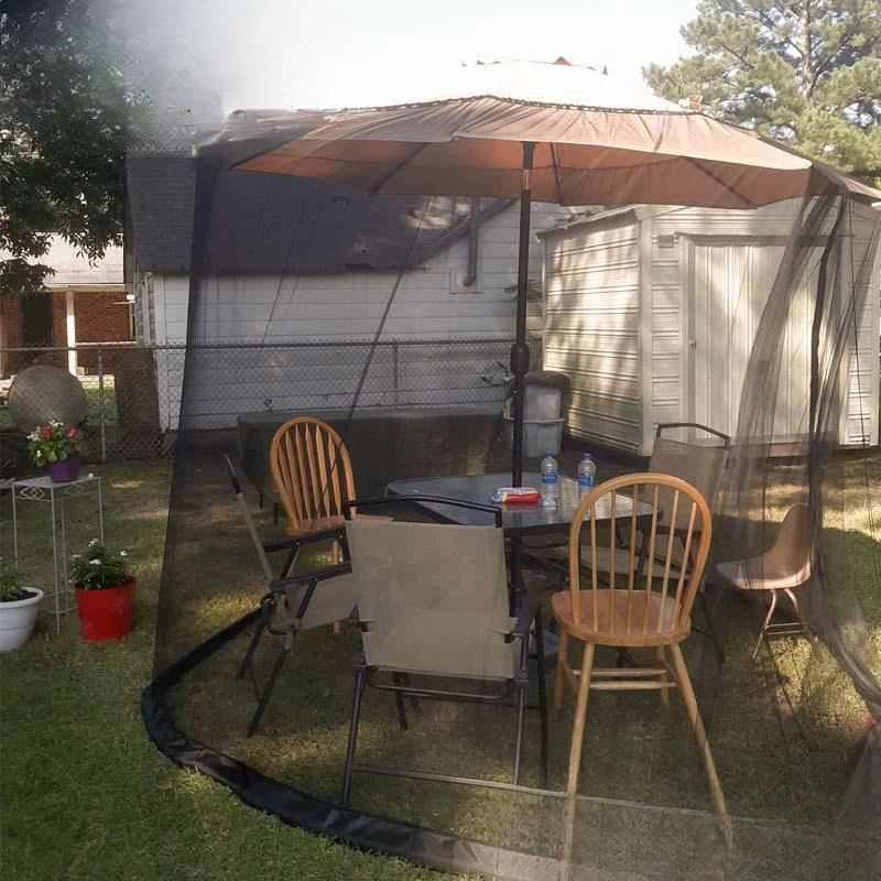 Москитная сетка от зонтика, легко устанавливается и переносится, римская москитная сетка от зонтика, сетка от зонтика для двора без установки, прямая продажа с фабрики