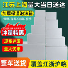 加厚泡沫箱快递专用4号3冷藏保鲜保温泡沫盒生鲜水果大号箱子批发