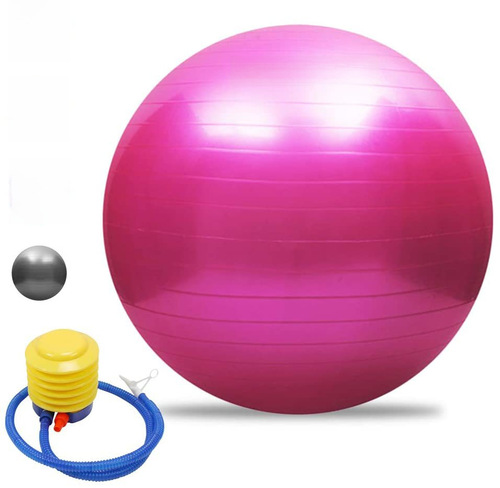 Cross-border PVC thickened fireproof yoga ball, fitness ball, Pilates ball, smooth matte birthing ball for pregnant women