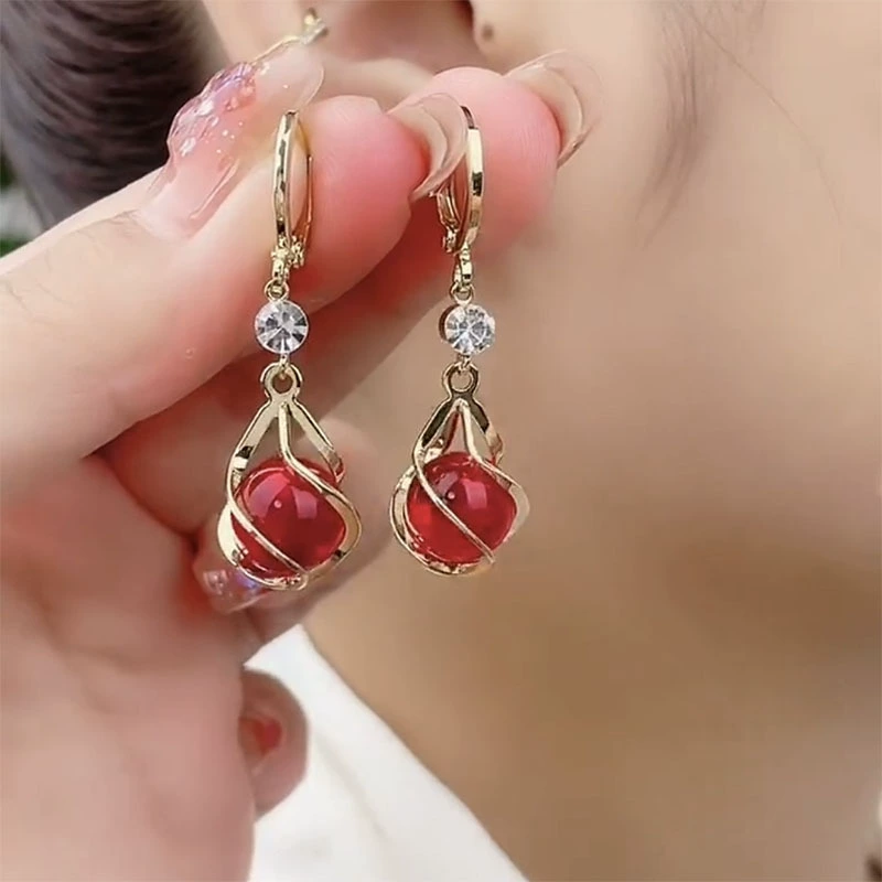 Серьги, серебряные иглы, стиль Шанель, серебро 925 пробы, легкий роскошный стиль, высококачественный стиль
