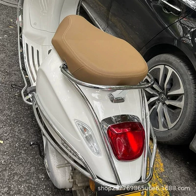 Suitable for Vespa modification, original Motorcycle bumper - original-factory-150-chrome-plated-rear-protection-bar