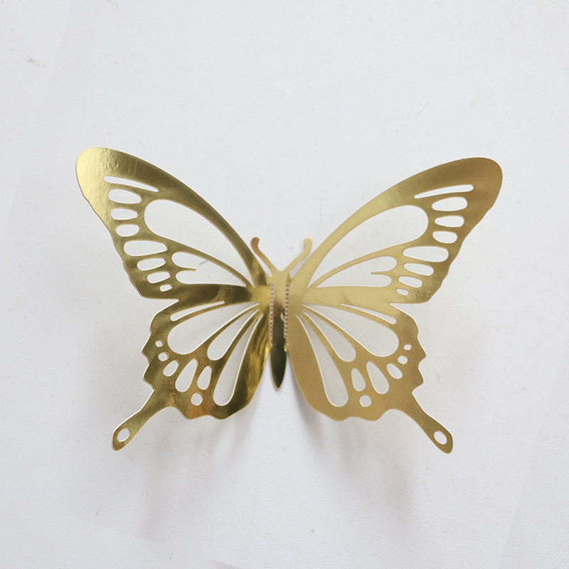 ❅Décoration murale papillon en métal creux 3D pour fête, maison ou salon_voghion.com