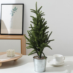 国境を越えた売れ筋のクリスマス松の柔らかいプラスチック松の家庭用デスクトップ装飾アレンジメント暗号化されたミニクリスマスツリー