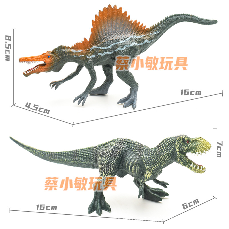 Puesto de juguete directo de fábrica de dinosaurio modelo de juguete de plástico simulación dinosaurio animal juguete niño juguete al por mayor