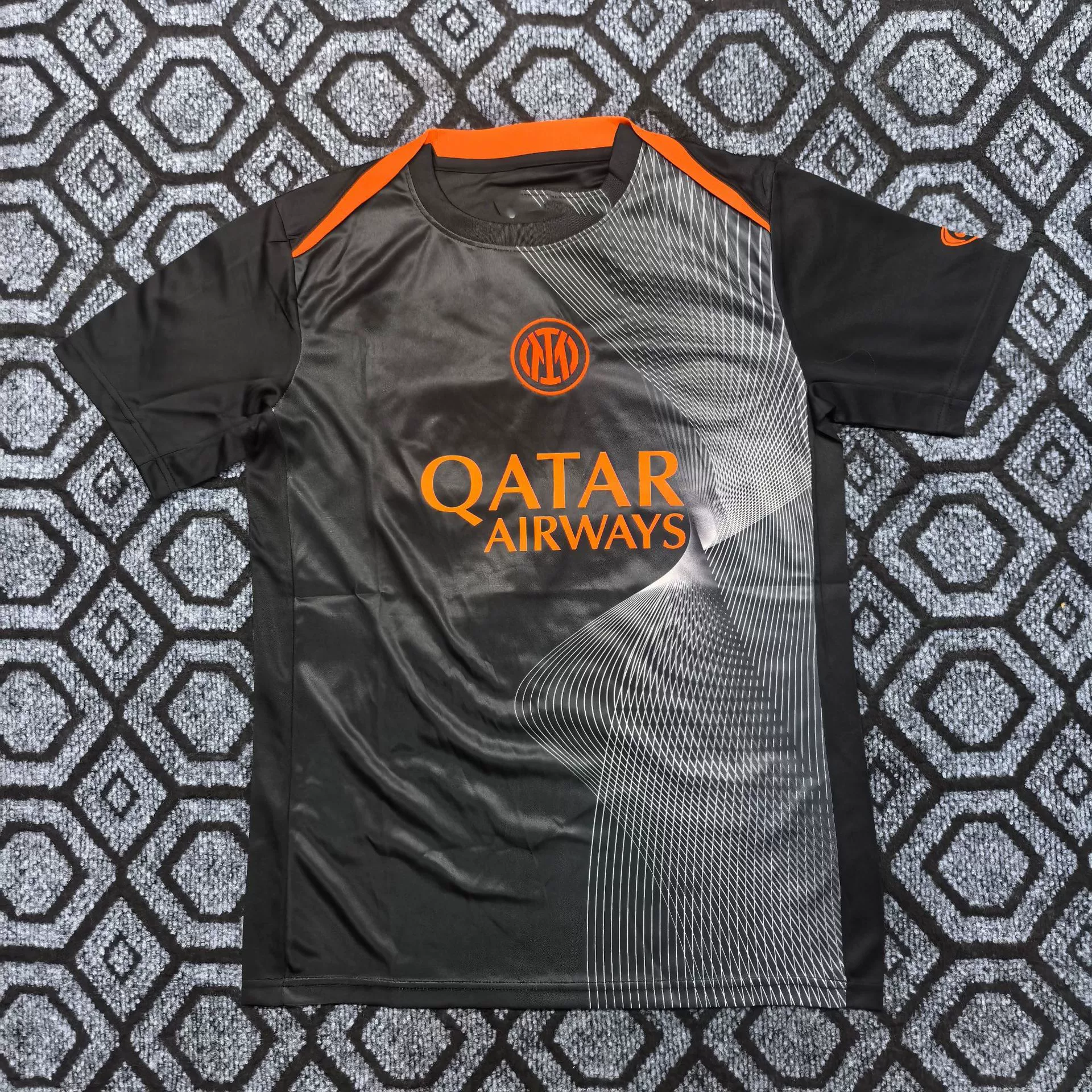25-26 Club's new football uniform Barcelona Juventus Oasis ко-брендированная футболка с коротким рукавом джерси популярность