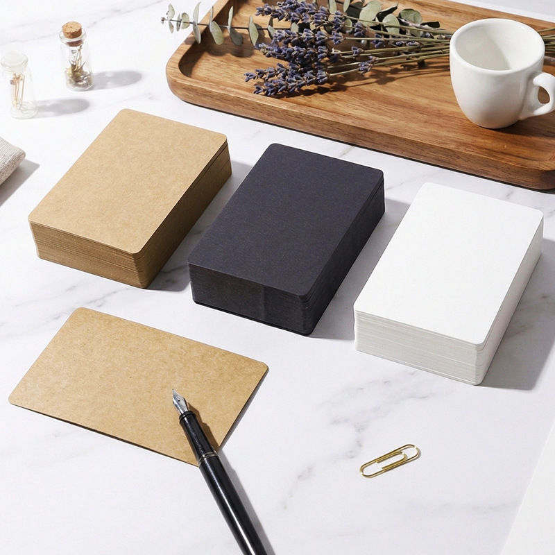 Blank Cardstock DIY Creative Cards Hot-Selling Graffiti Bookmarks Message Notes Word Cards High-Value Postcards