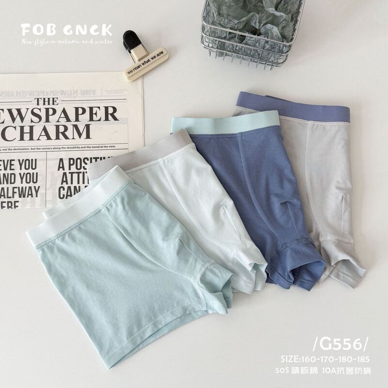 FOB Guoni bear children's underwear youth underwear men's big children's cotton boxers boys boxer shorts men's underwear