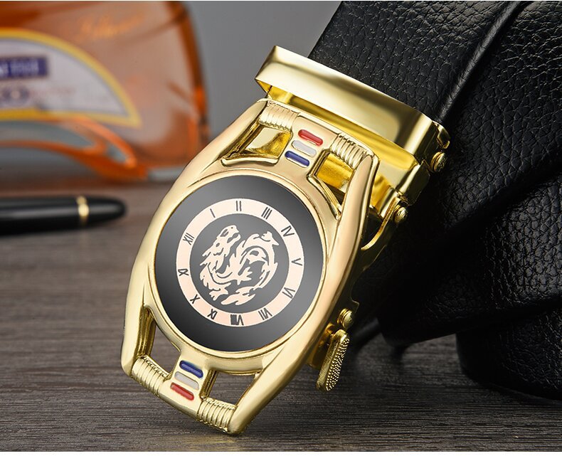 2023 Neuer heißer Verkauf Pfeffergürtel Herrengürtel mit automatischer Schnalle Lässiger vielseitiger Hosengürtel im einfachen Stil für Herren_voghion.com