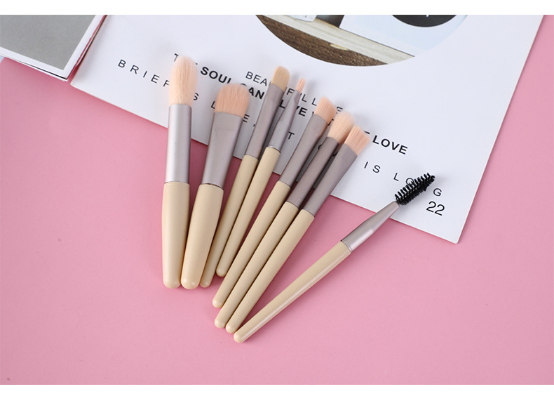 Simple Style Commute Artificial Fiber Plastic Handgrip Makeup Brushes 1 Set display picture 1