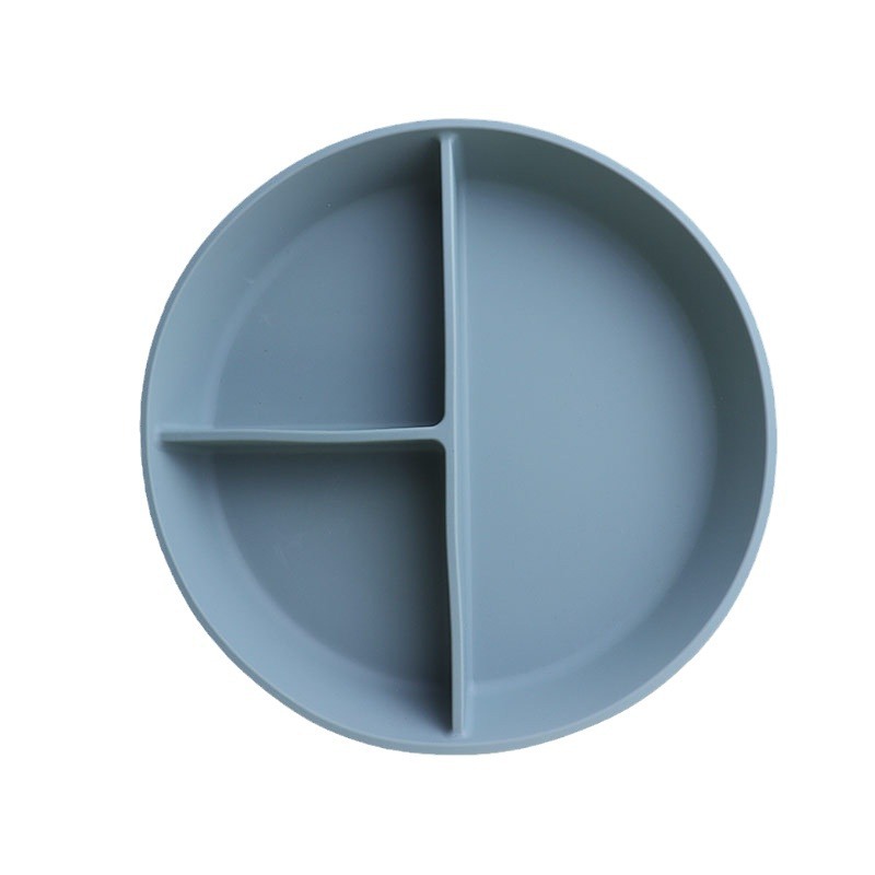 Silicona bebé alimentación ventosa tazón con cuchara y tenedor